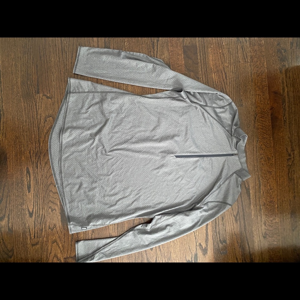 Women’s Gray REI Base Layer Half-Zip